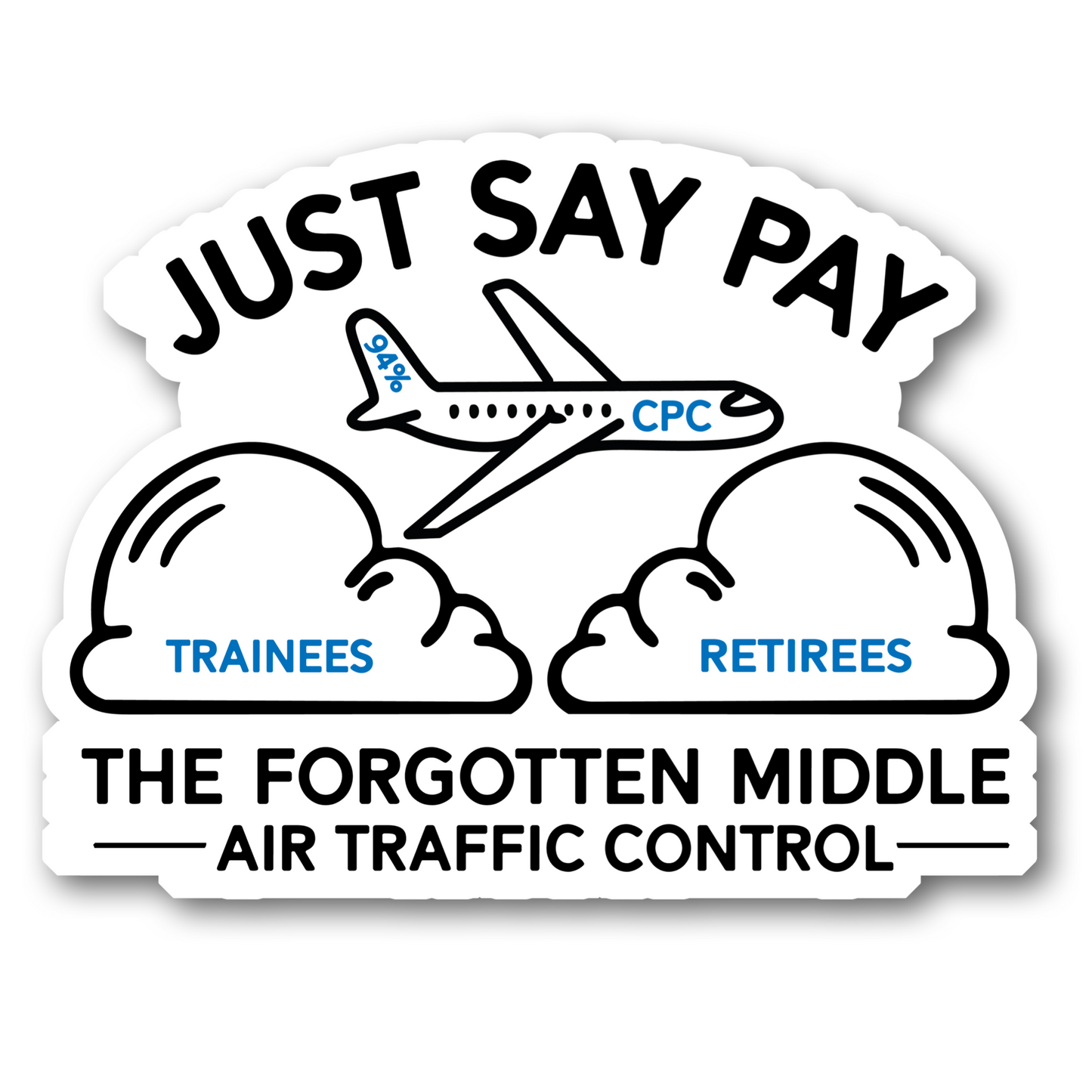 Just Say Pay Vinyl Sticker