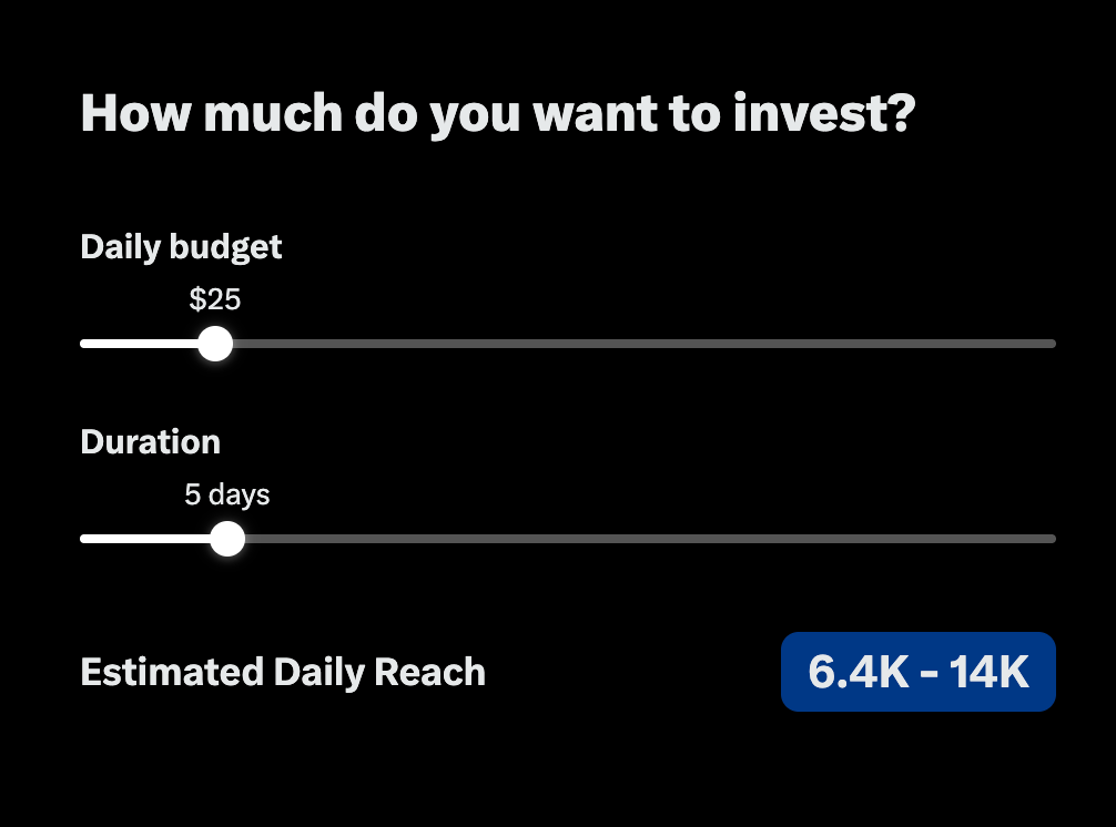Ad dollars for X