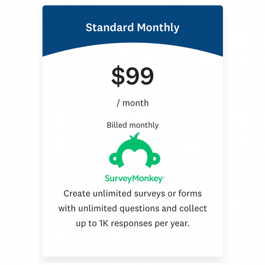 Survey Monkey subscription