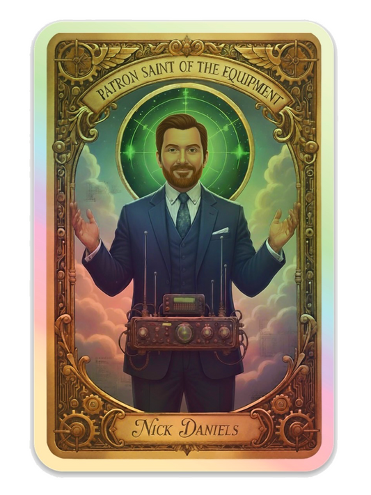 Patron Saint of the Equipment Sticker